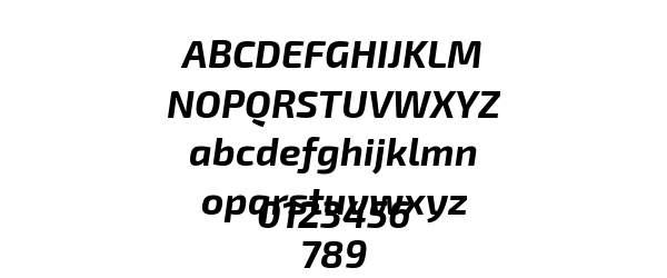 Exo 2 Bold Italic Preview