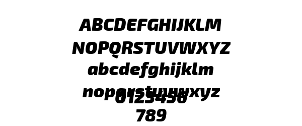 Exo 2 Black Italic Preview