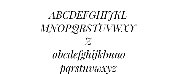 Playfair Display Italic Preview