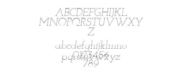 Josefin Slab Thin Italic Preview